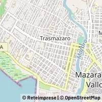 Kaart Mazara del Vallo