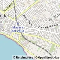Map Mazara del Vallo