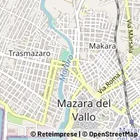 Kaart Mazara del Vallo