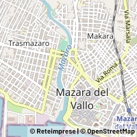 Kaart Mazara del Vallo
