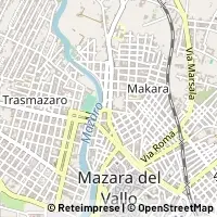 Kartta Mazara del Vallo