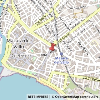 Mappa Via Agostino Di Marzo,  22, 91026 Mazara del Vallo, Trapani (Sicilia)