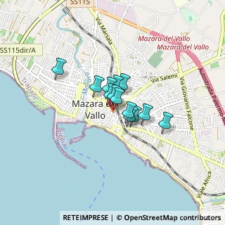 Mappa Via Agostino di Marzo, 91026 Mazara del Vallo TP, Italia (0.5)
