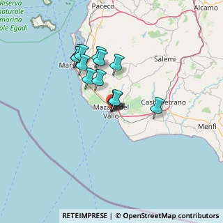Mappa Via Tenente Gaspare Romano, 91026 Mazara del Vallo TP, Italia (12.49143)