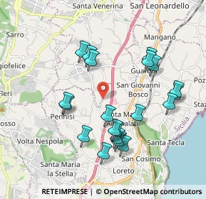 Mappa Via Cirelli, 95010 Acireale CT, Italia (2.1195)