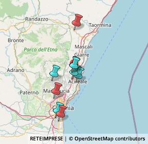 Mappa Via Cirelli, 95010 Acireale CT, Italia (19.14)