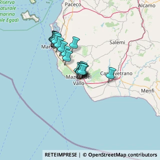 Mappa Via Caltanissetta, 91026 Mazara del Vallo TP, Italia (10.699)