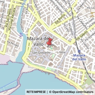 Mappa Via Severino Can. Michele, 1, 91026 Mazara del Vallo, Trapani (Sicilia)