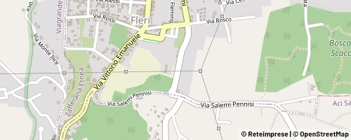 Mappa Zafferana Etnea