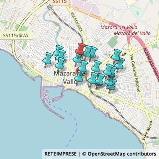 Mappa Via Sant'Agostino, 91026 Mazara del Vallo TP, Italia (0.7015)