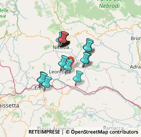 Mappa Via dell'Orto, 94010 Nissoria EN, Italia (10.5785)
