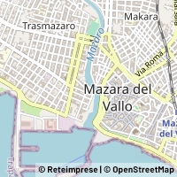 Karte Mazara del Vallo
