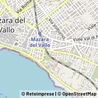 Kartta Mazara del Vallo