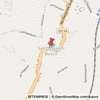 Mappa Via Castelnuovo Don Bosco, 117, 95024 Acireale, Catania (Sicilia)