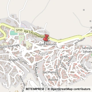 Mappa Via S. Biagio, 94011 Agira EN, Italia, 94011 Agira, Enna (Sicilia)