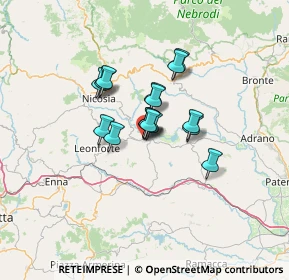 Mappa Via Cairoli, 94011 Agira EN, Italia (9.325)