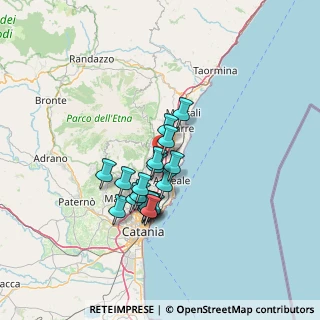 Mappa Via Mastro D'acqua, 95024 Acireale CT, Italia (11.63111)