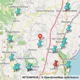 Mappa Via Mastro D'acqua, 95024 Acireale CT, Italia (3.785)