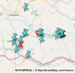 Mappa Via Roma, 94011 Agira EN, Italia (8.971)