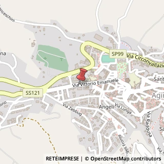 Mappa Via V. Emanuele, 56, 94011 Agira EN, Italia, 94011 Agira, Enna (Sicilia)