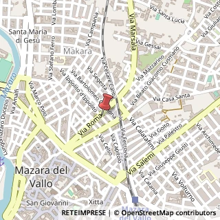 Mappa Via Roma, 99, 91026 Mazara del Vallo TP, Italia, 91026 Mazara del Vallo, Trapani (Sicilia)