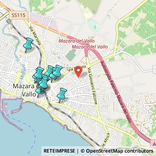 Mappa Via Don Lorenzo Milani, 91026 Mazara del Vallo TP, Italia (1.19583)