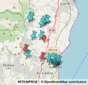 Mappa Via Maria Santissima del Carmelo, 95010 Acireale CT, Italia (4.2025)