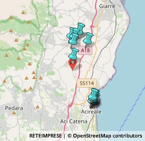 Mappa Via Maria Santissima del Carmelo, 95010 Acireale CT, Italia (3.925)