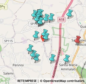 Mappa Via Maria Santissima del Carmelo, 95010 Acireale CT, Italia (1.0075)