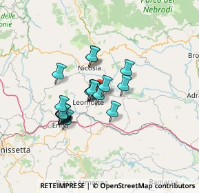 Mappa Contrada Pannuzzi, 94010 Nissoria EN, Italia (11.168)