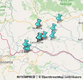 Mappa Contrada Pannuzzi, 94010 Nissoria EN, Italia (10.225)