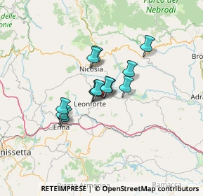 Mappa Contrada Pannuzzi, 94010 Nissoria EN, Italia (9.37462)