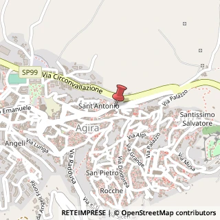 Mappa Piazza f. crispi 4, 94011 Agira, Enna (Sicilia)