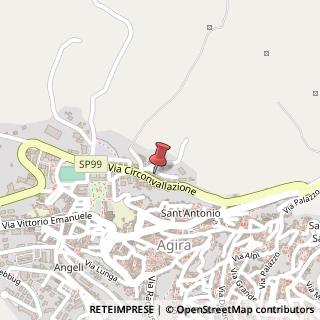 Mappa Via Circonvallazione, 30, 94011 Agira, Enna (Sicilia)