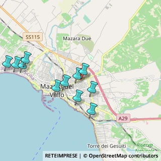 Mappa Via Don Luigi Milani, 91026 Mazara del Vallo TP, Italia (2.21727)