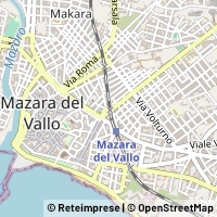 Kaart Mazara del Vallo