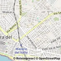 Karte Mazara del Vallo