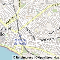 नक्शा Mazara del Vallo