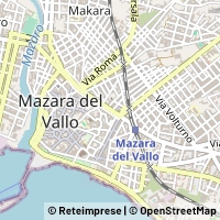 地图 Mazara del Vallo