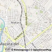 Karte Mazara del Vallo