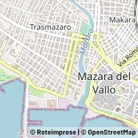 Map Mazara del Vallo