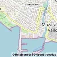 Karte Mazara del Vallo