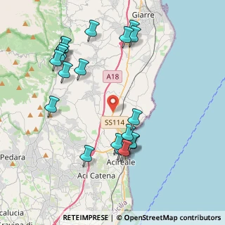 Mappa Via Pidazzo, 95024 Acireale CT, Italia (5.0305)