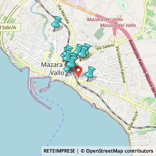 Mappa Via Vincenzo Ingraldo, 91026 Mazara del Vallo TP, Italia (0.5775)