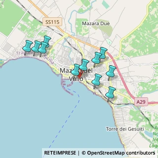 Mappa Via San Giuseppe, 91026 Mazara del Vallo TP, Italia (1.88545)