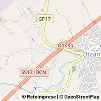 Mapa Ottana