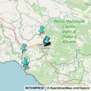 Mappa Via Gabriele Lannotti, 84078 Vallo della Lucania SA, Italia (3.91091)