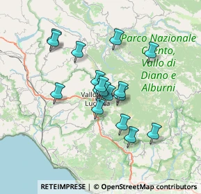 Mappa Via Gabriele Lannotti, 84078 Vallo della Lucania SA, Italia (5.86706)