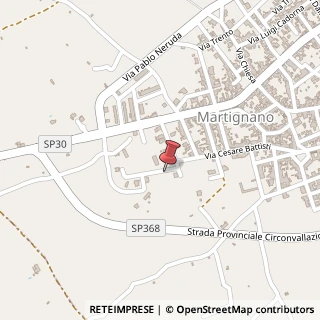 Mappa Via Carso, 4, 73020 Martignano, Lecce (Puglia)