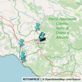 Mappa Via O. Valiante, 84078 Vallo della Lucania SA, Italia (3.86818)